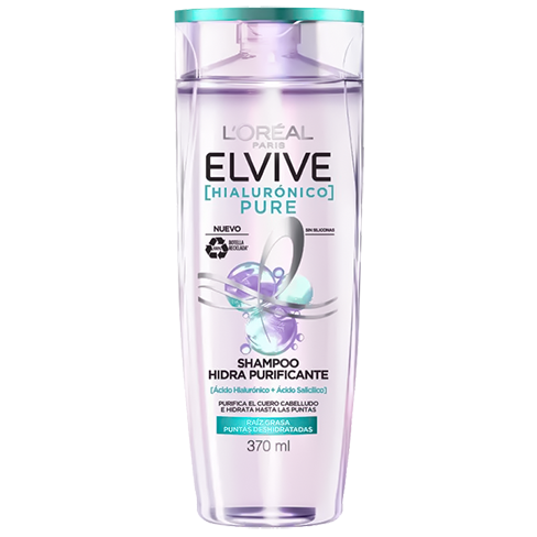 Shampoo Elvive 370Ml Hialuronico Pure