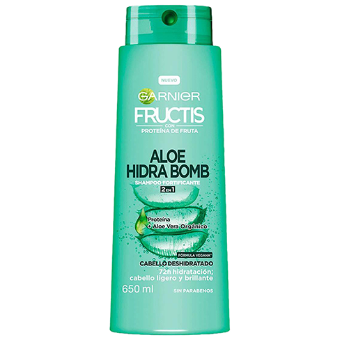 Shampoo Fructis 650Ml 2En1 Aloe Hidra Bomb
