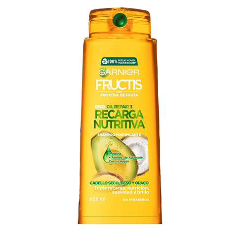 Shampoo Fructis 650Ml Recarga Nutritiva