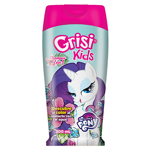 Shampoo Grisi Kids 300Ml 3En1 My Little Pony Violeta                                                