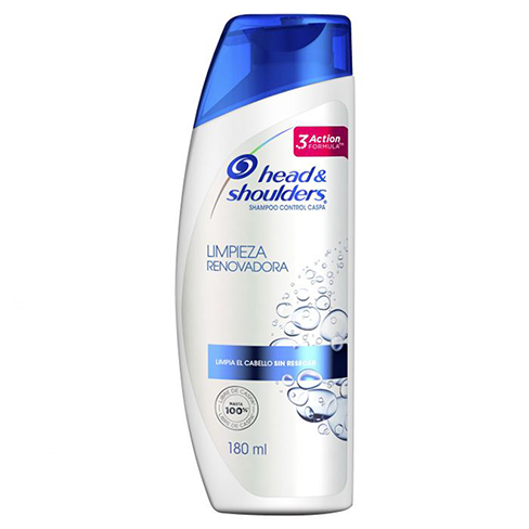 Shampoo Head & Shoulders 180Ml Limpieza Renovadora                                                  