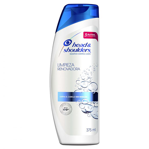 Shampoo Head & Shoulders 375Ml Limpieza Renovadora                                                  