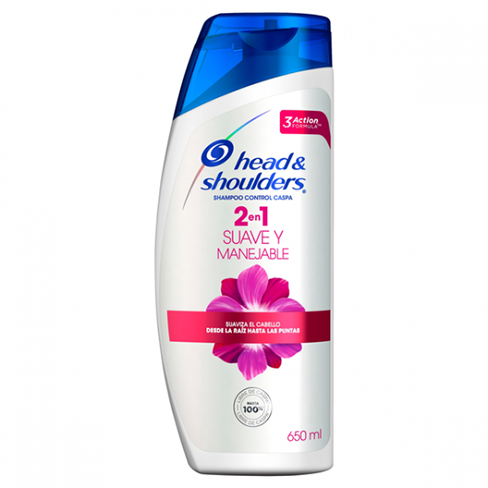 Shampoo Head & Shoulders 650Ml 2En1 Suav Y Manejable