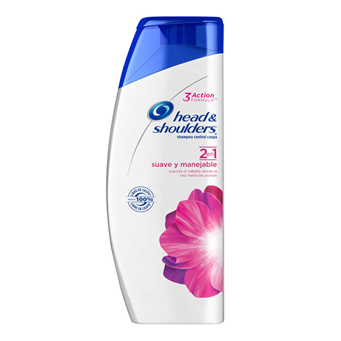 Shampoo Head & Shoulders 250Ml 2En1 Suave Y Manejable