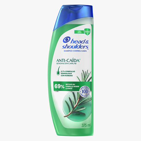 Shampoo Head & Shoulders 375Ml Romero Anti Caida