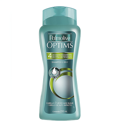 Shampoo Palmolive Optims #4 200Ml 2En1 Extra Intensivo                                              
