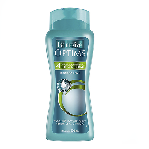 Shampoo Palmolive Optims #4 400Ml 2En1 Extra Intensivo                                              