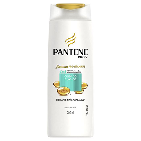 Shampoo Pantene Pro-V 2En1 200Ml Cuidado Clasico                                                    