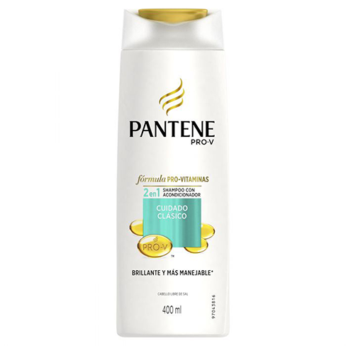 Shampoo Pantene Pro-V 2En1 400Ml Cuidado Clasico                                                    