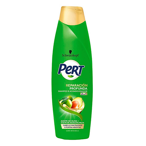 Shampoo Pert 650Ml Reparacion Profunda Aceite Oliva 2En1                                            