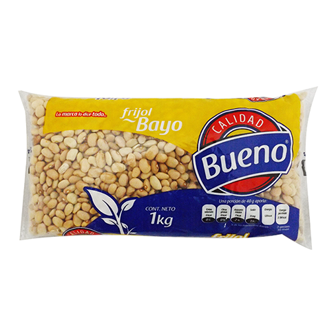 Frijol Bayo Bueno 900Gr/1Kg                                                                         