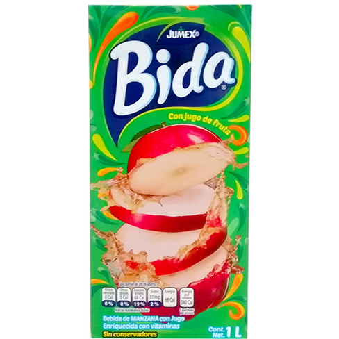 Bebida Bida 1Lt Manzana                                                                             