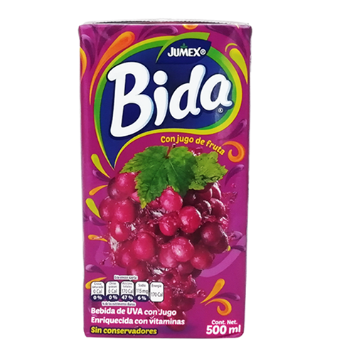 Bebida Bida 500Ml Uva                                                                               