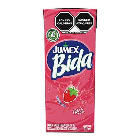Bebida Bida 237Ml Fresa Tetra Pack