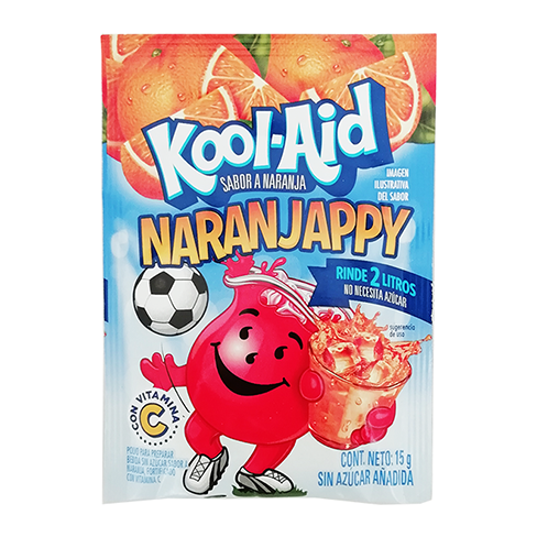 Polvo Kool-Aid 15Gr Naranjappy