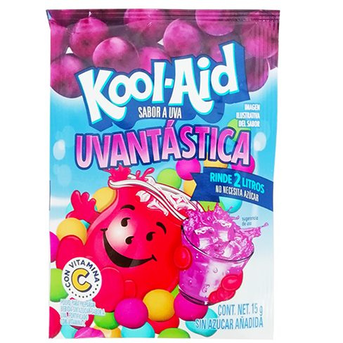 Polvo Kool-Aid 15Gr Uvantastica                                                                     