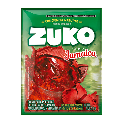 Bebida En Polvo Zuko 13Gr Jamaica