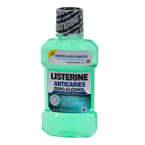 Enjuague Bucal Listerine 250Ml Zero Anticaries                                                      