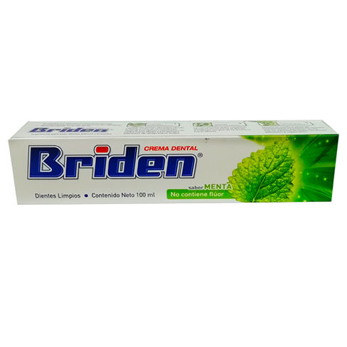 Crema Dental Briden 100Ml Sin Fluor                                                                 