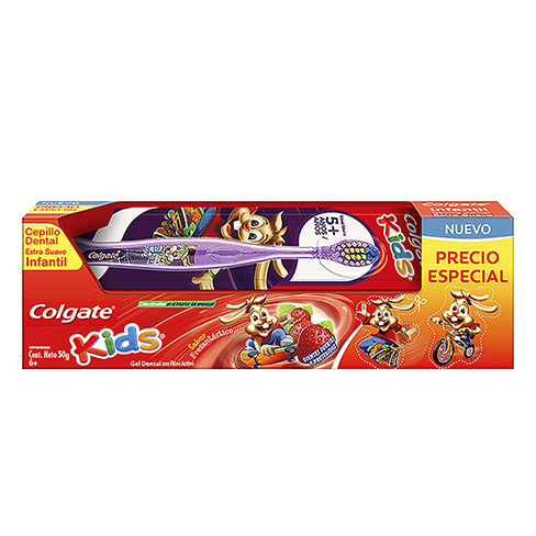 Cepillo Dental Mas Crema Colgate Kids 2Pz                                                           