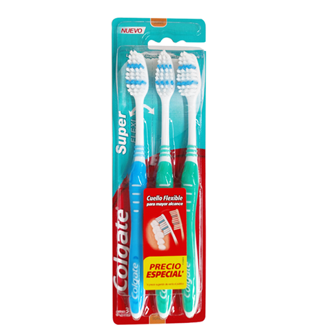Cepillo Dental Colgate 3Pz Super Flexi