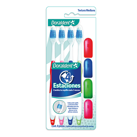 4 Piezas Cepillo Dental Doraldent 4 Esta