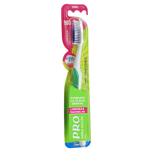 Cepillo Dental Pro 1Pz Duty Doble Accion Duro                                                       