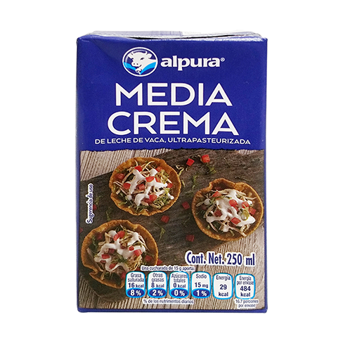 Media Crema Alpura 250Ml                                                                            