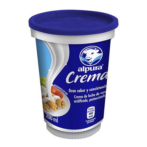 Crema Acida Alpura 200Gr                                                                            