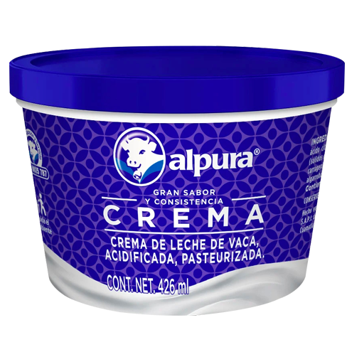 Crema Alpura Acidificada 426Ml Leche De Vaca