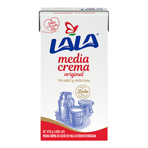 Media Crema Lala 470Gr