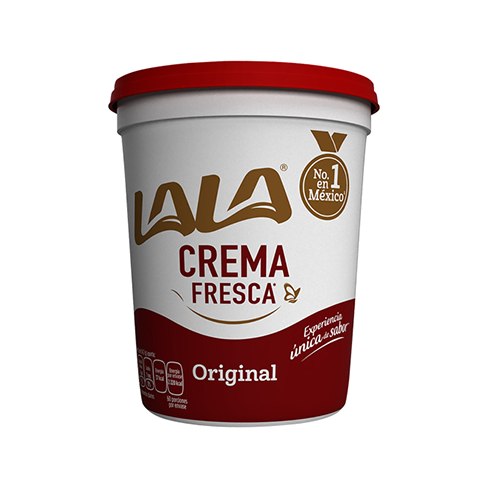 Crema Lala Acidificada 882Gr Leche De Vaca