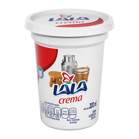 Crema Lala 200Gr Acidificada Entera                                                                 