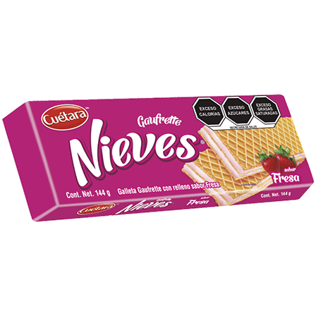 Galleta Cuetara Nieves Fresa 144Gr