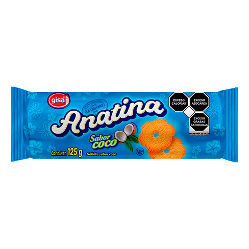 Galleta Gisa Anatinas 125Gr Coco