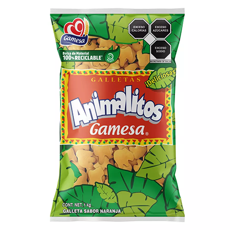 Galleta Gamesa Animalitos 1Kg                                                                       