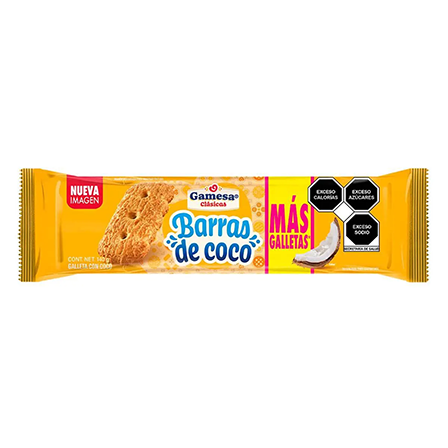 Galleta Gamesa Barra De Coco 106Gr