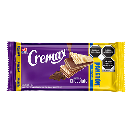 Galleta Gamesa Cremax 213Gr Chocolate Paketon