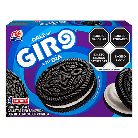 Galleta Gamesa Giro 228Gr 