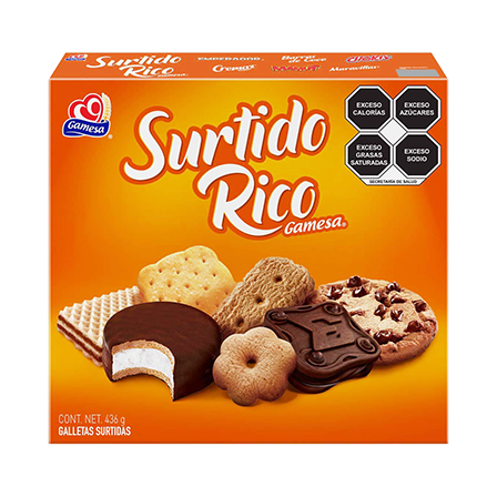 Galleta Gamesa Surtido Rico 436Gr                                                                   