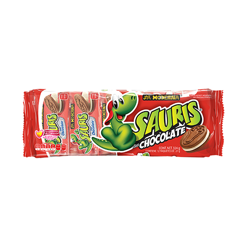 Galleta Moderna Sauris Bolsa 12Pz Chocholate