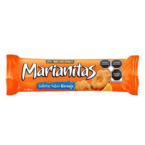 Galleta Moderna Marianitas 185Gr Naranja