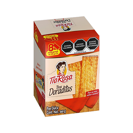 Galleta  Tia Rosa 360Gr Tiras Doraditas