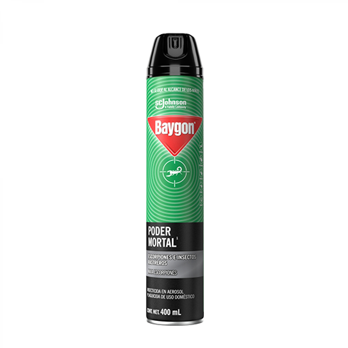 Insecticida Baygon 400Ml Aerosol Poder Mortal                                                       