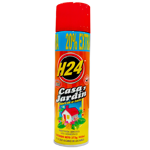 Insecticida H24 372Gr Aerosol Casa Y Jardin