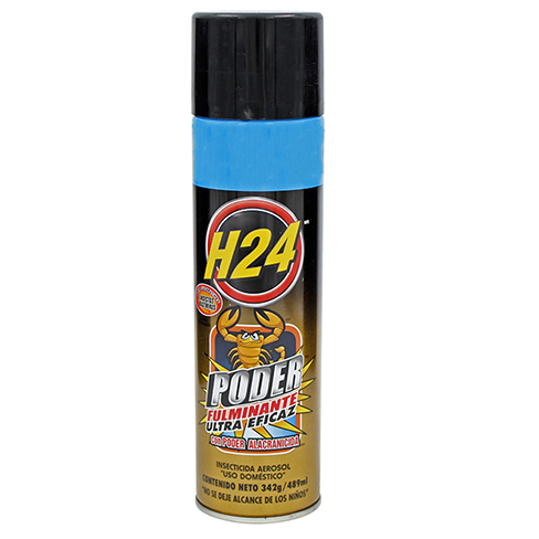 Insecticida H24 342Gr Aerosol Poder Fulminante                                                      