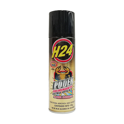 Insecticida H24 180Gr Aerosol Poder Fulminante                                                      