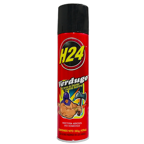 Insecticida H24 342Gr Aerosol Verdugo                                                               