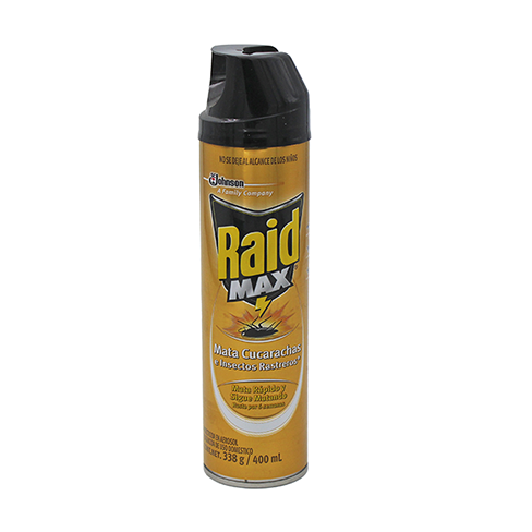 Insecticida Raid Max 400Ml Aerosol                                                                  