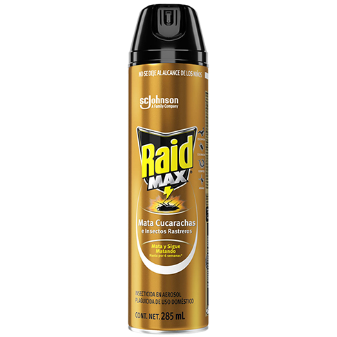 Insecticida Raid Max 285/250Ml Aerosol                                                              